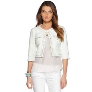 Lilly Pulitzer Crystal Waters Lia Boucle Jacket